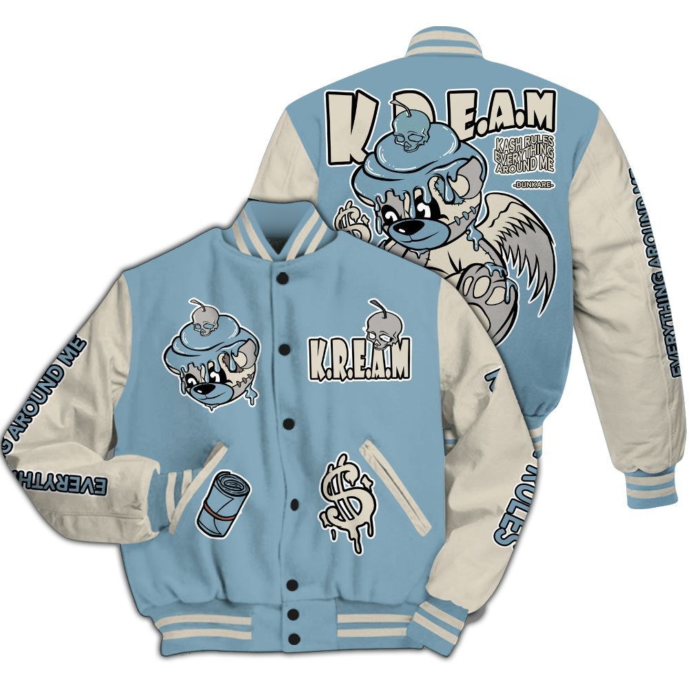 Varsity Jacket To Match Retro SoleFly 13s - Loot Bear All Over Print