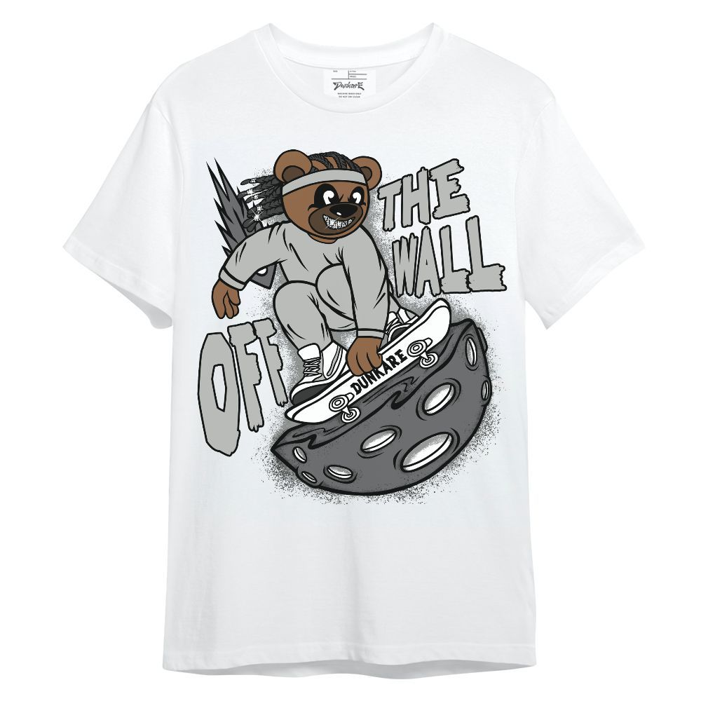 Shirt To Match Paris Cement Grey 4s - Quirky Bear Unisex Shirt