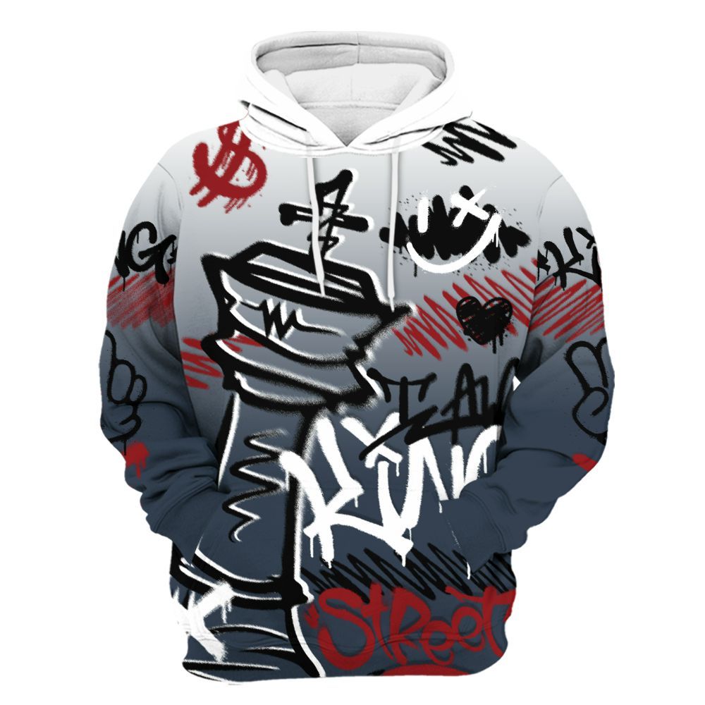 Hoodie To Match Retro Olympic 6s - Street King Chess Streetwear All Over Print