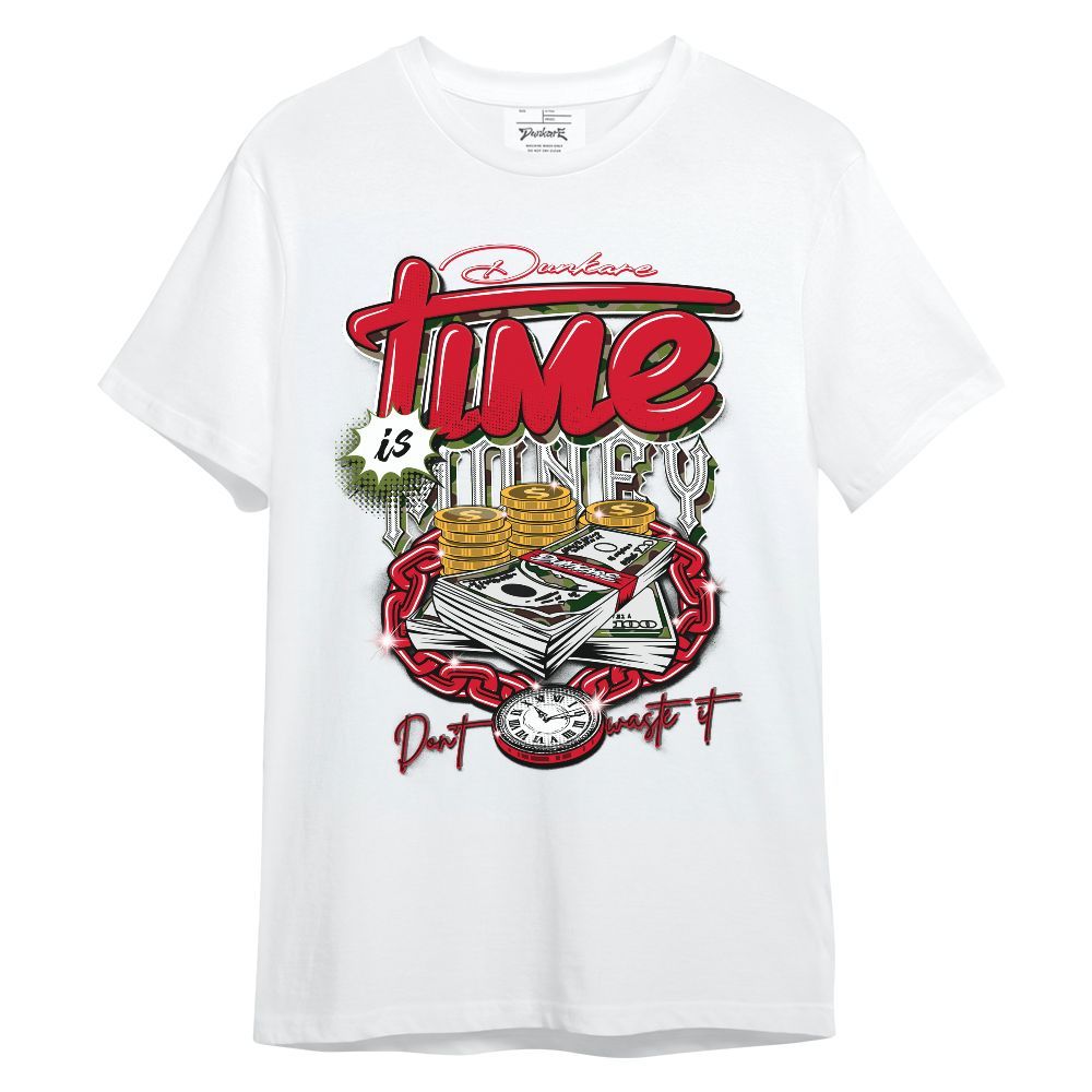 Shirt To Match Air Max 90 Duck Camo Red, Time Is Money Unisex Shirt