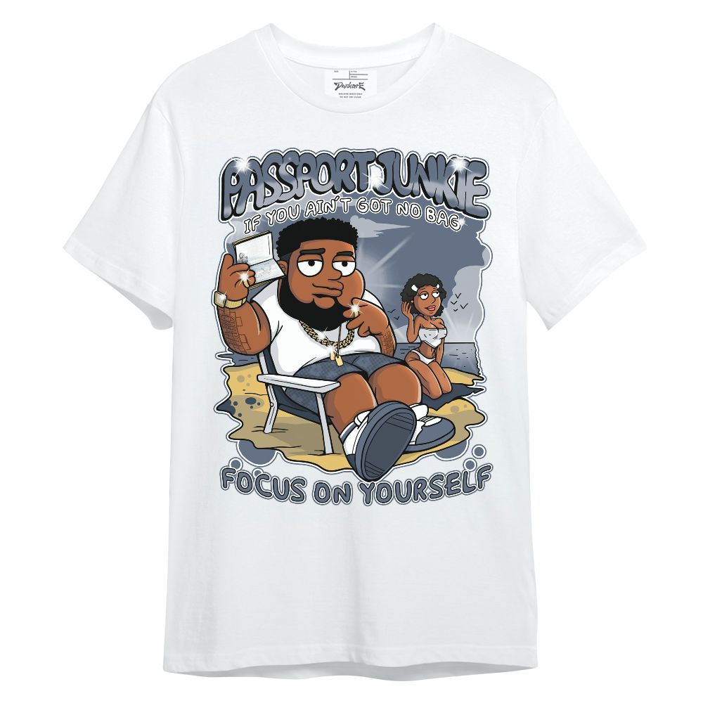 Shirt To Match Low Diffused Blue 11s - Passport Junkie Graphic Unisex Shirt