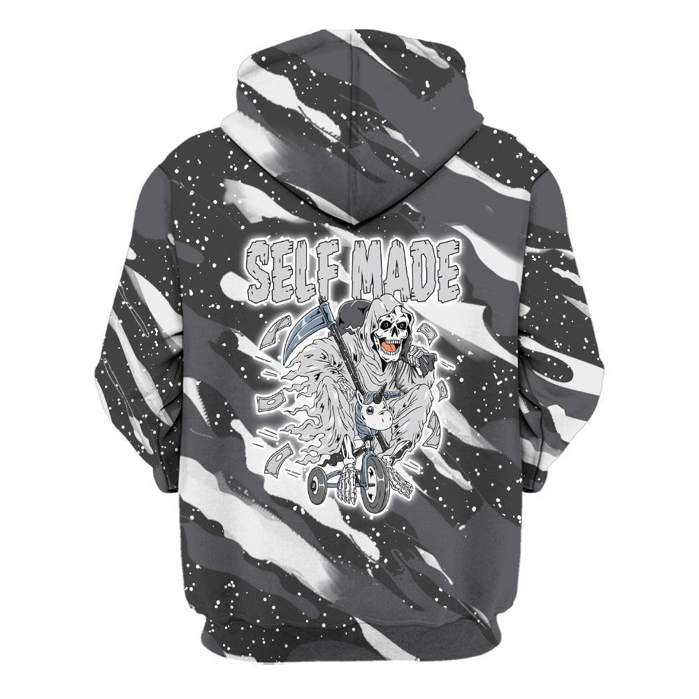 Hoodie To Match Reverse Oreo 6s - Self Make Skeleton Colored All Over Print
