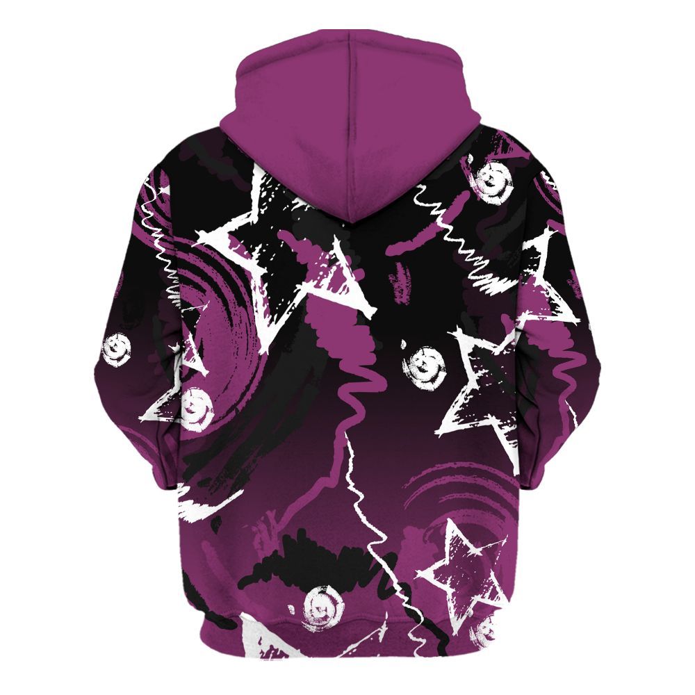 Hoodie To Match Air Max Sunder Gore Tex Bold Berry - Grind Shine Later Drip All Over Print