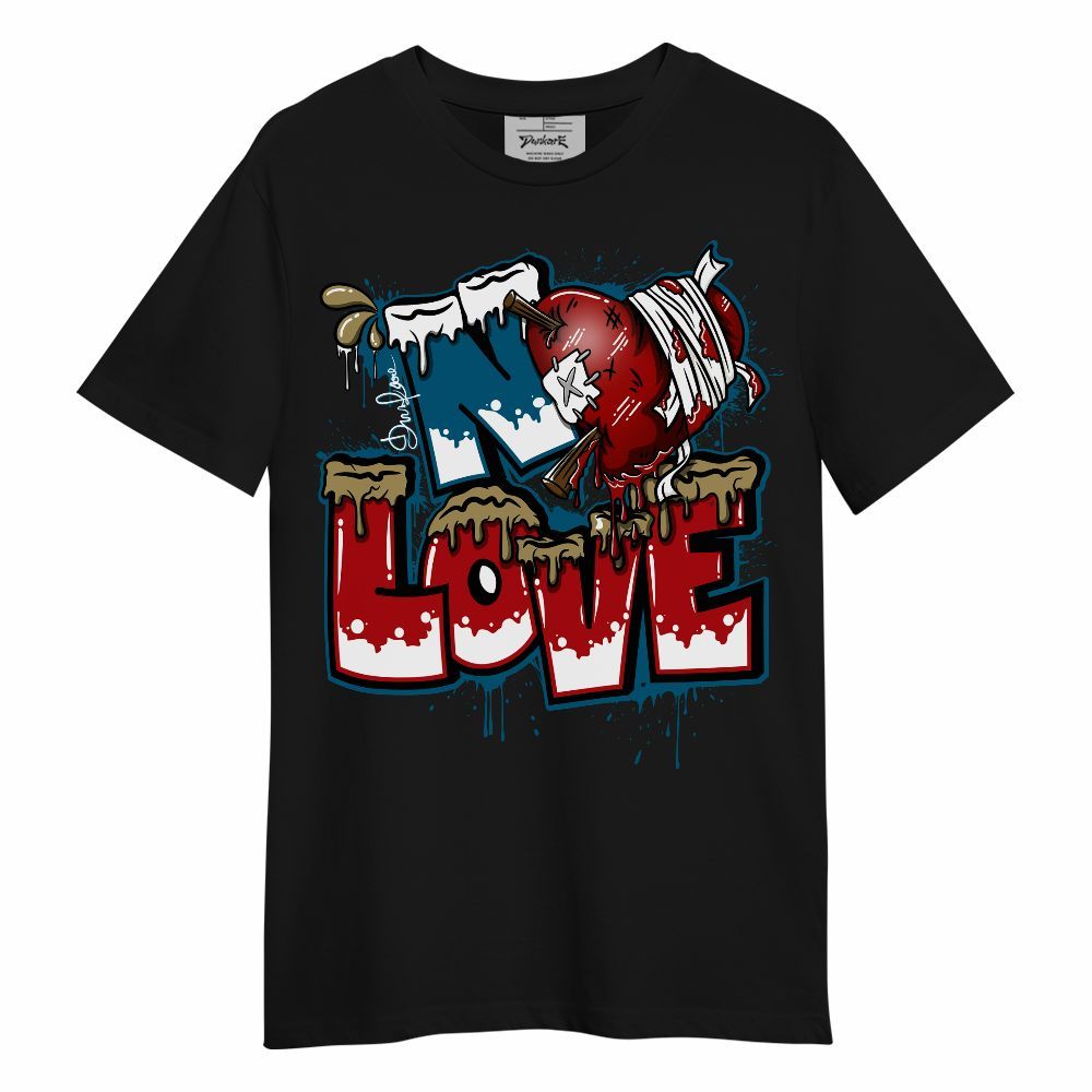 Shirt To Match OG Varsity Red 17s - Drip No Love Streetwear Unisex Shirt