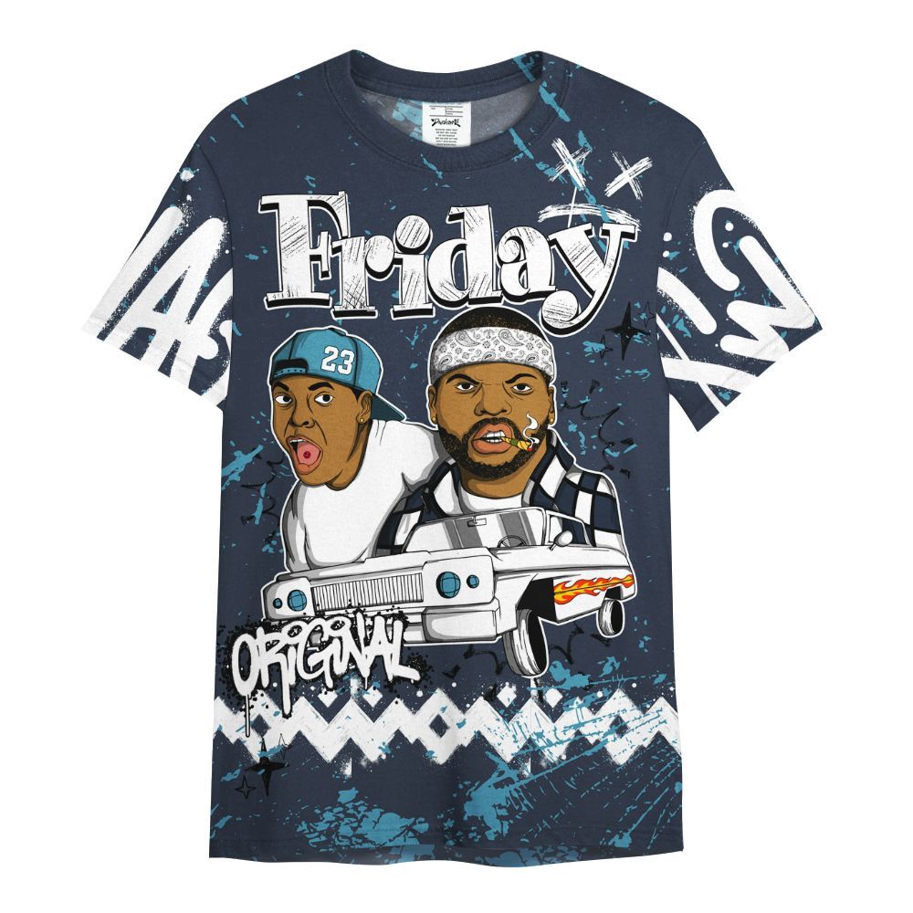 Shirt To Match Retro Obsidian 13s - Friday Sneaker Crayon All Over Print
