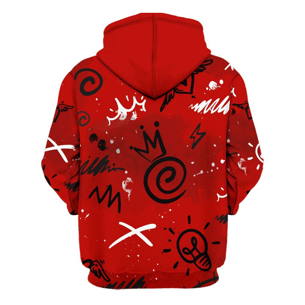 Hoodie To Match Retro Fire Red 6s - Drip Been Di2ferent All Over Print