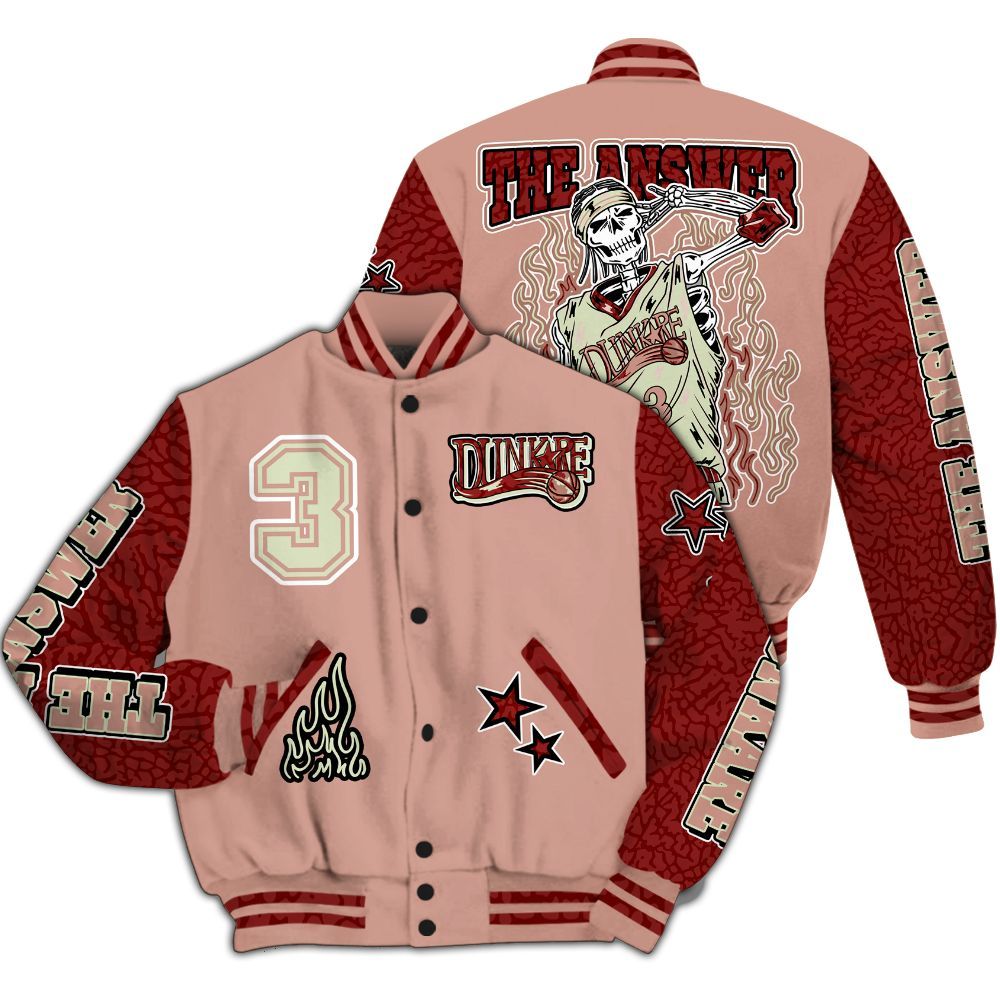 Varsity Jacket To Match Valentines Day 3s - Allen Answer Skeleton All Over Print