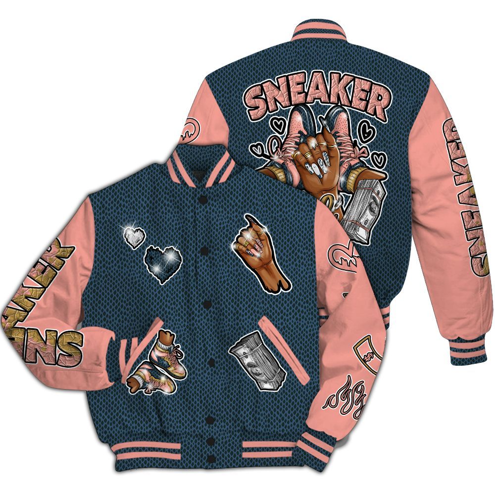 Varsity Jacket To Match Lebron XXI GS Olympic - Sneakerz Girlz All Over Print