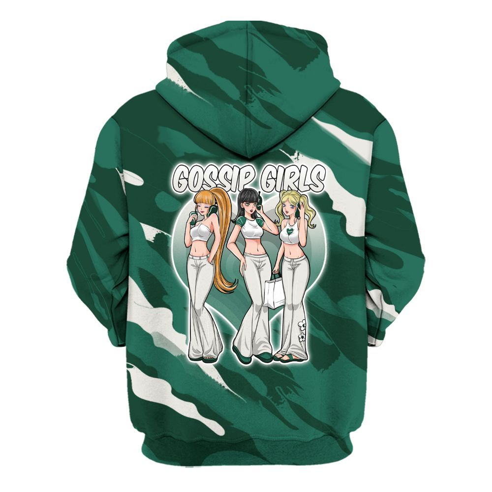 Hoodie To Match Oxidized Green 4s - Gossip'Girls All Over Print