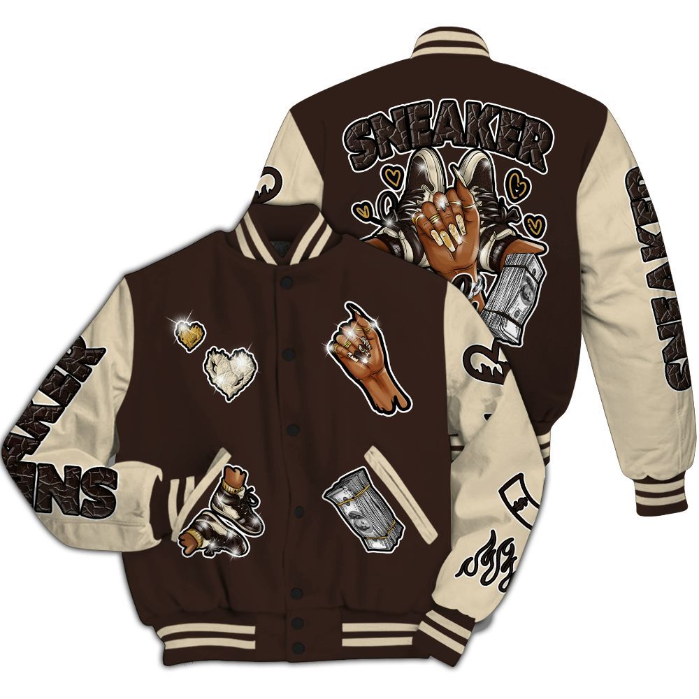 Varsity Jacket To Match 2025 Retro Earth 5s - Sneakerz Girlz All Over Print