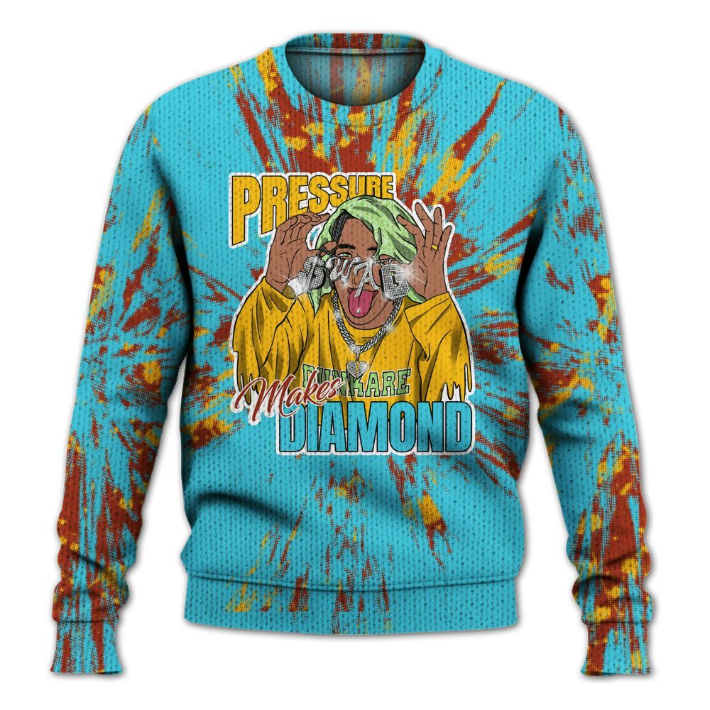 Knitted Sweater To Match SB Dunk Di'Orr Greenwood - Pressures Makes Knitted Sweater To Match Lux