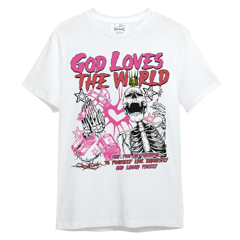 Shirt To Match KD 4 Aunt Pearl - God Loves The World Unisex Shirt
