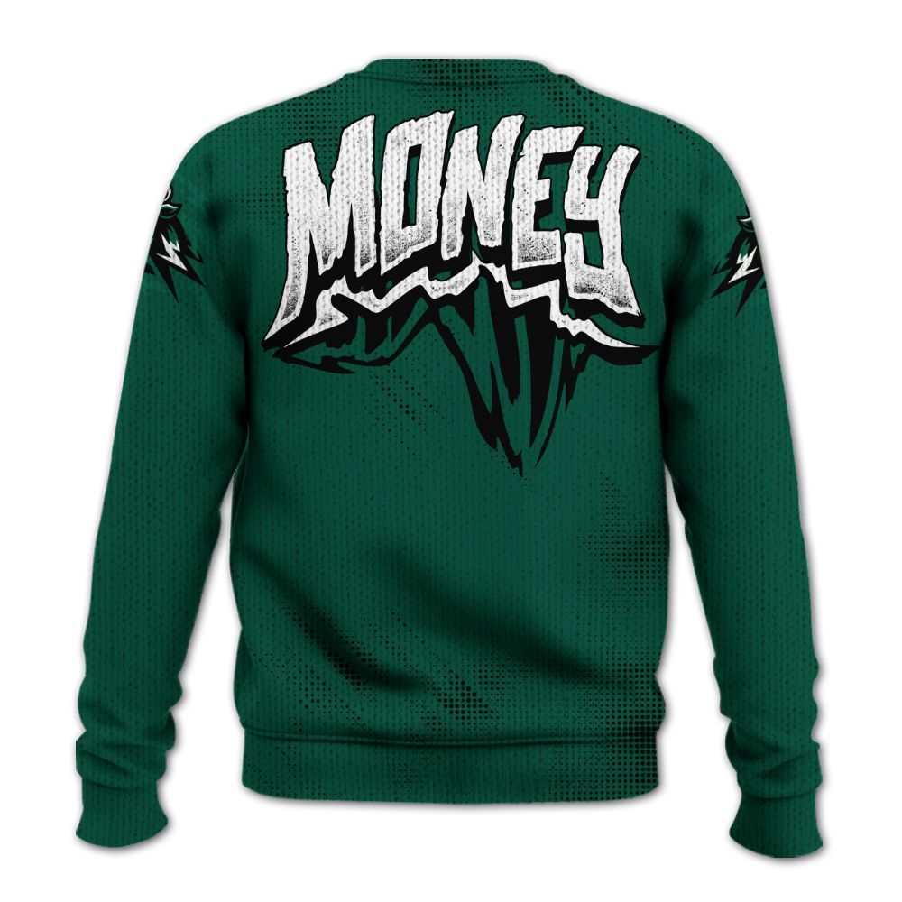 Knitted Sweater To Match Oxidized Green 4s - Hustle Make Money