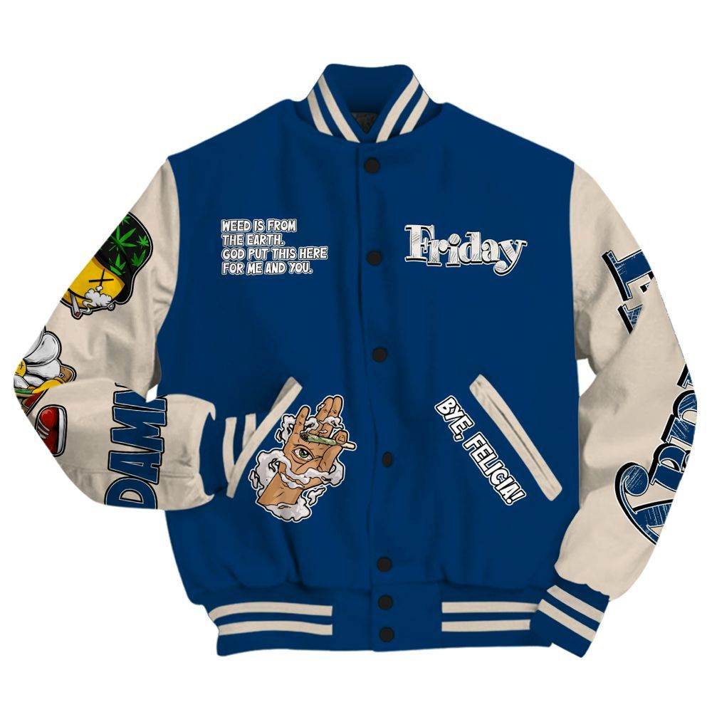 Varsity Jacket To Match Retro Rare Air 11s - Friday Sneaker Stress Style All Over Print