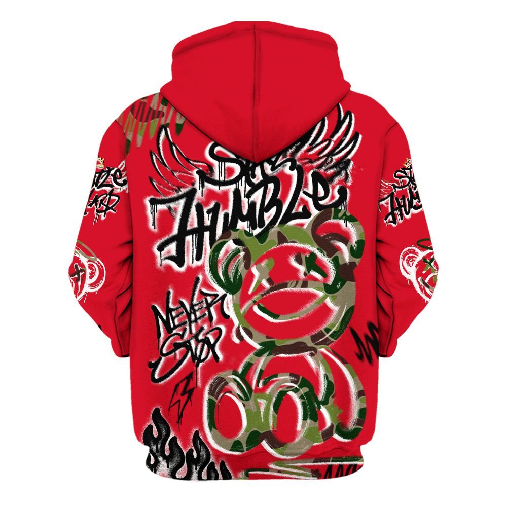 Hoodie To Match Air Max 90 Duck Camo Red - Humble Drip Streetwear Graffity All Over Print