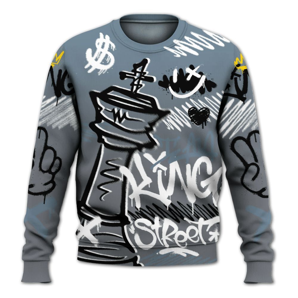 Sweatshirt To Match Air Max DN Silver Bullet - Street King Chess Streetwear All Over Print