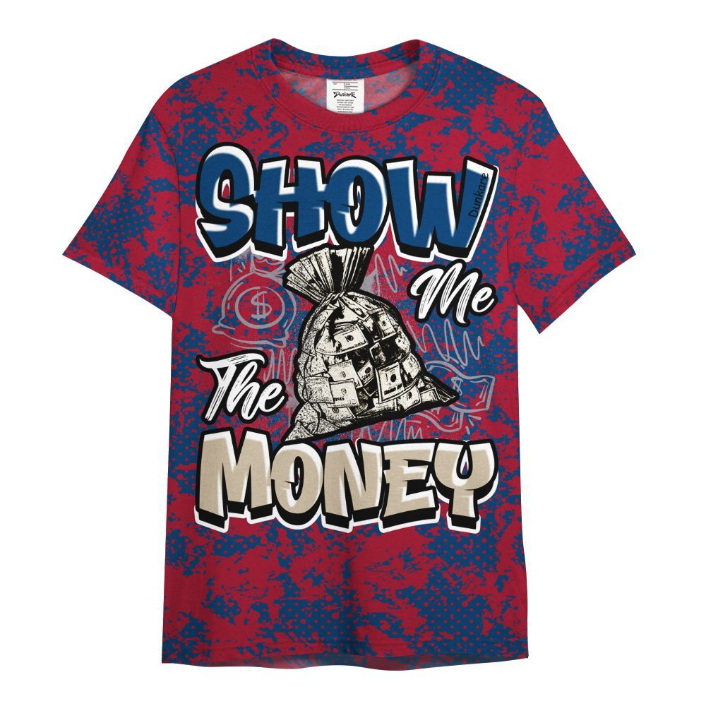 Shirt To Match Rare Air 4s - Show Me The Money Retro All Over Print