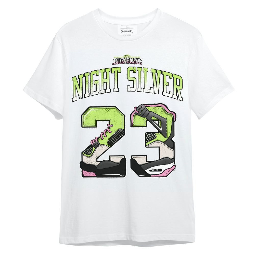 Shirt To Match Jack Black Night Silver - Number 23 Dirty 4s Graphic