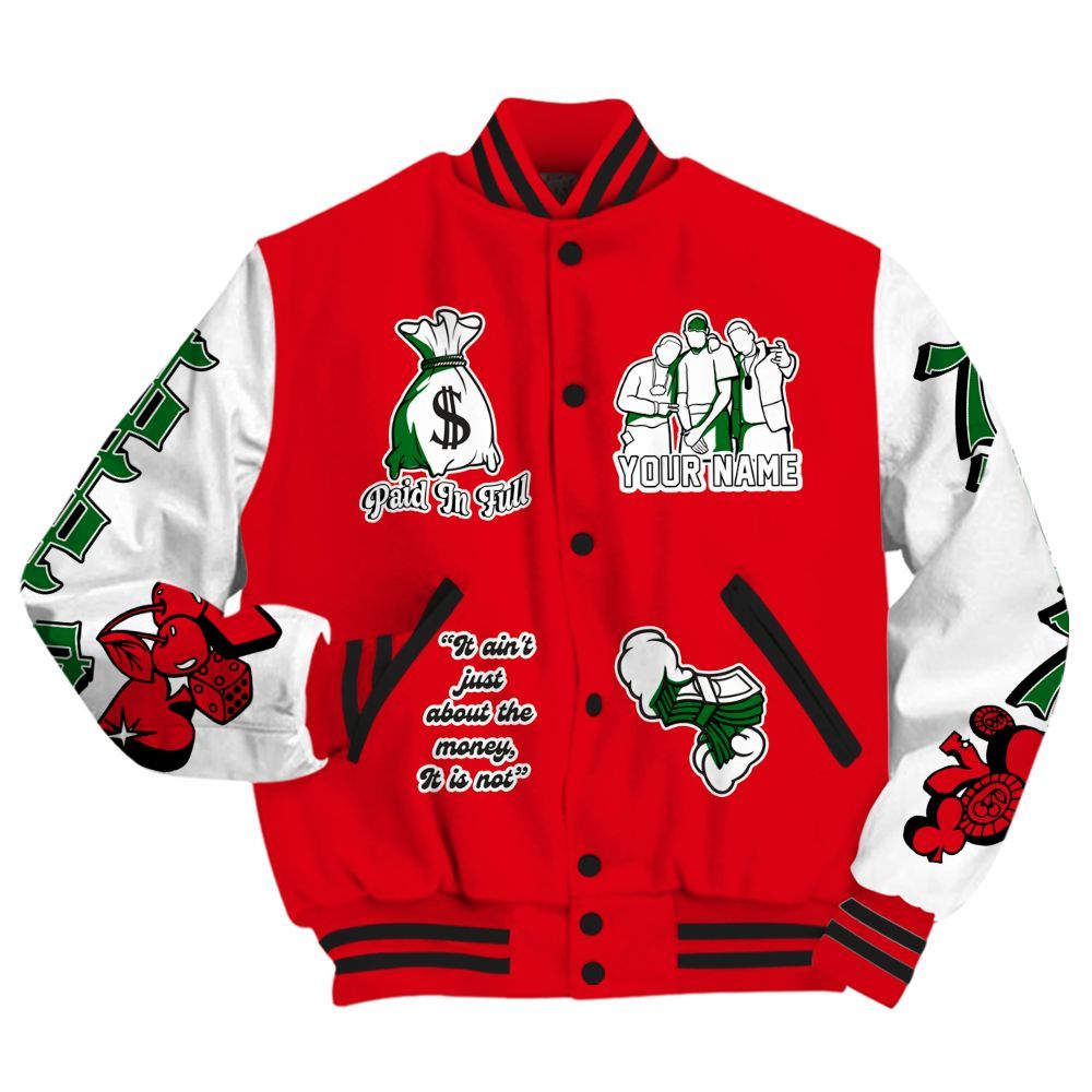 Varsity Jacket To Match Chicago 13s - Paid In Full Baseball Varsity Jacket Custom Name All Over Print