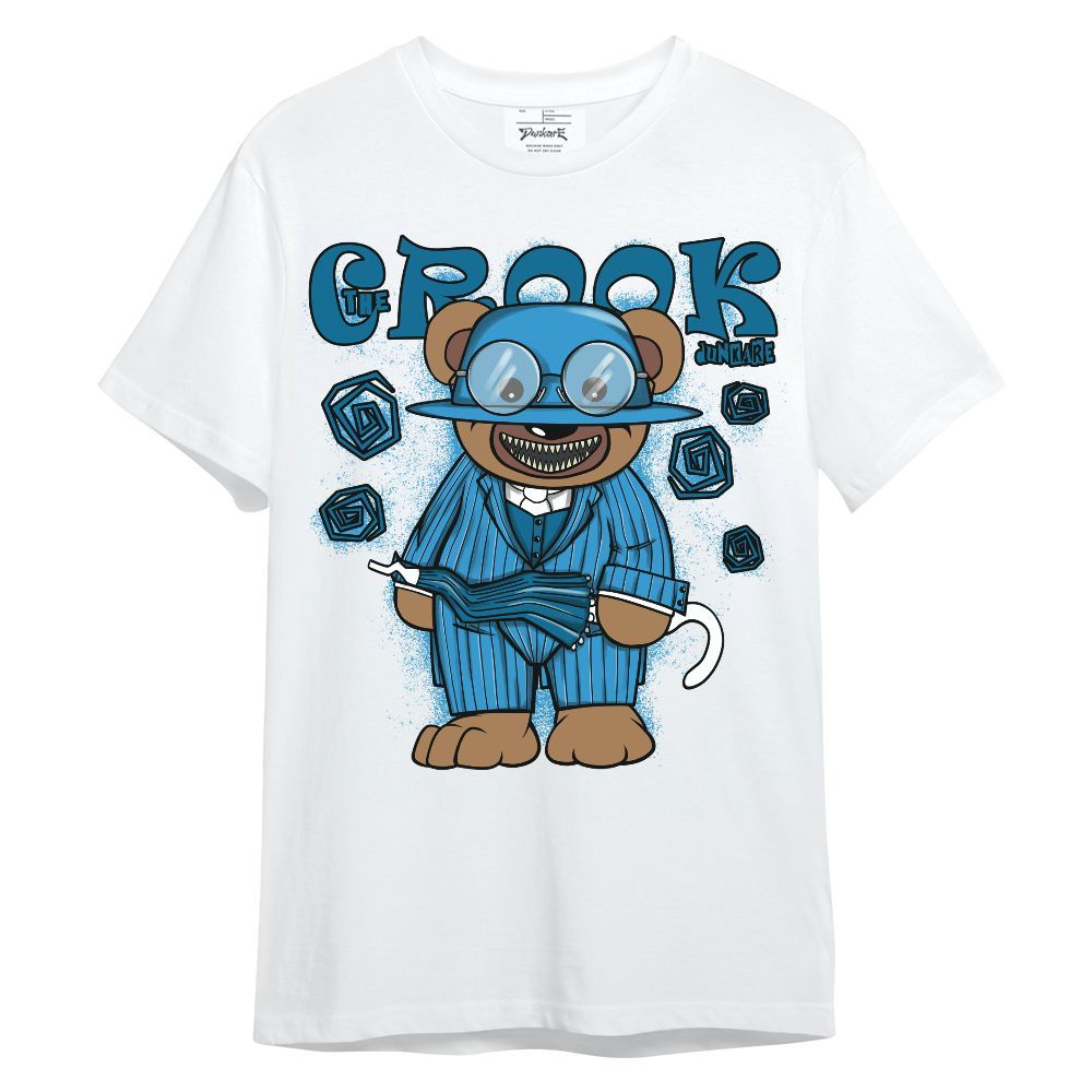 Shirt To Match Powder Blue 9s - Swindler Bear Unisex Shirt
