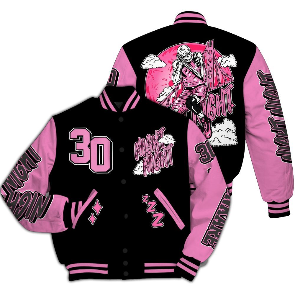Varsity Jacket To Match Untouchable And Moments Black - Seeya Skeleton All Over Print