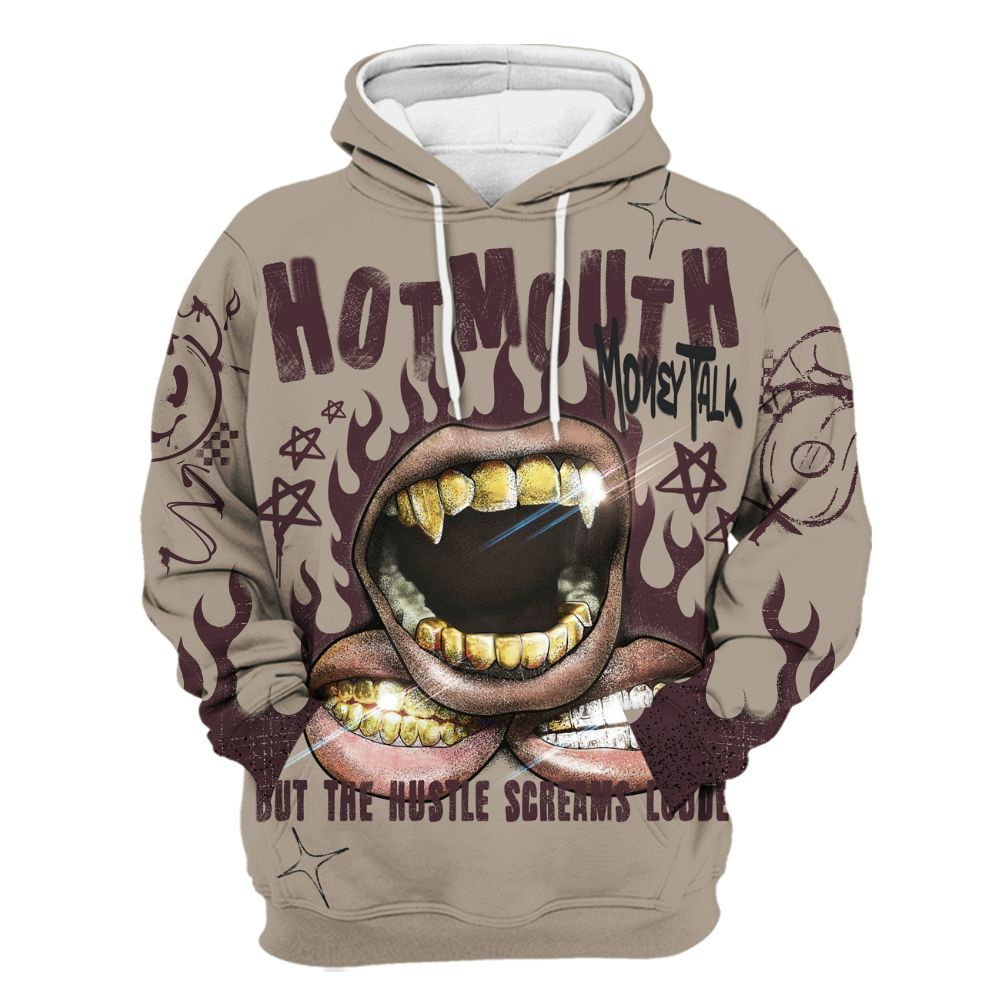 Hoodie To Match AMM Retro Phantom 4s - Mouth Burning Street Style All Over Print