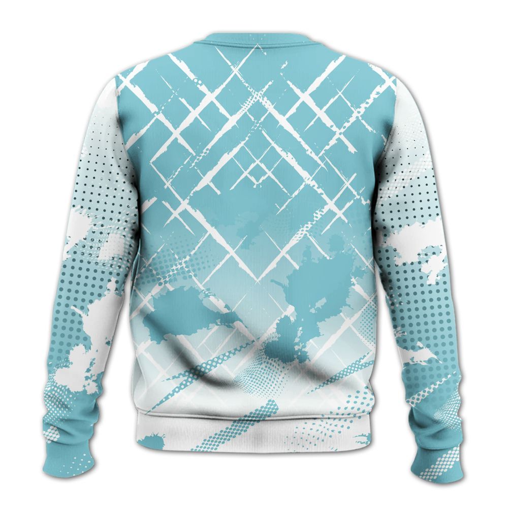 Sweatshirt To Match Low Legend Blue 11s - Halftone Stand Business Dripping All Over Print