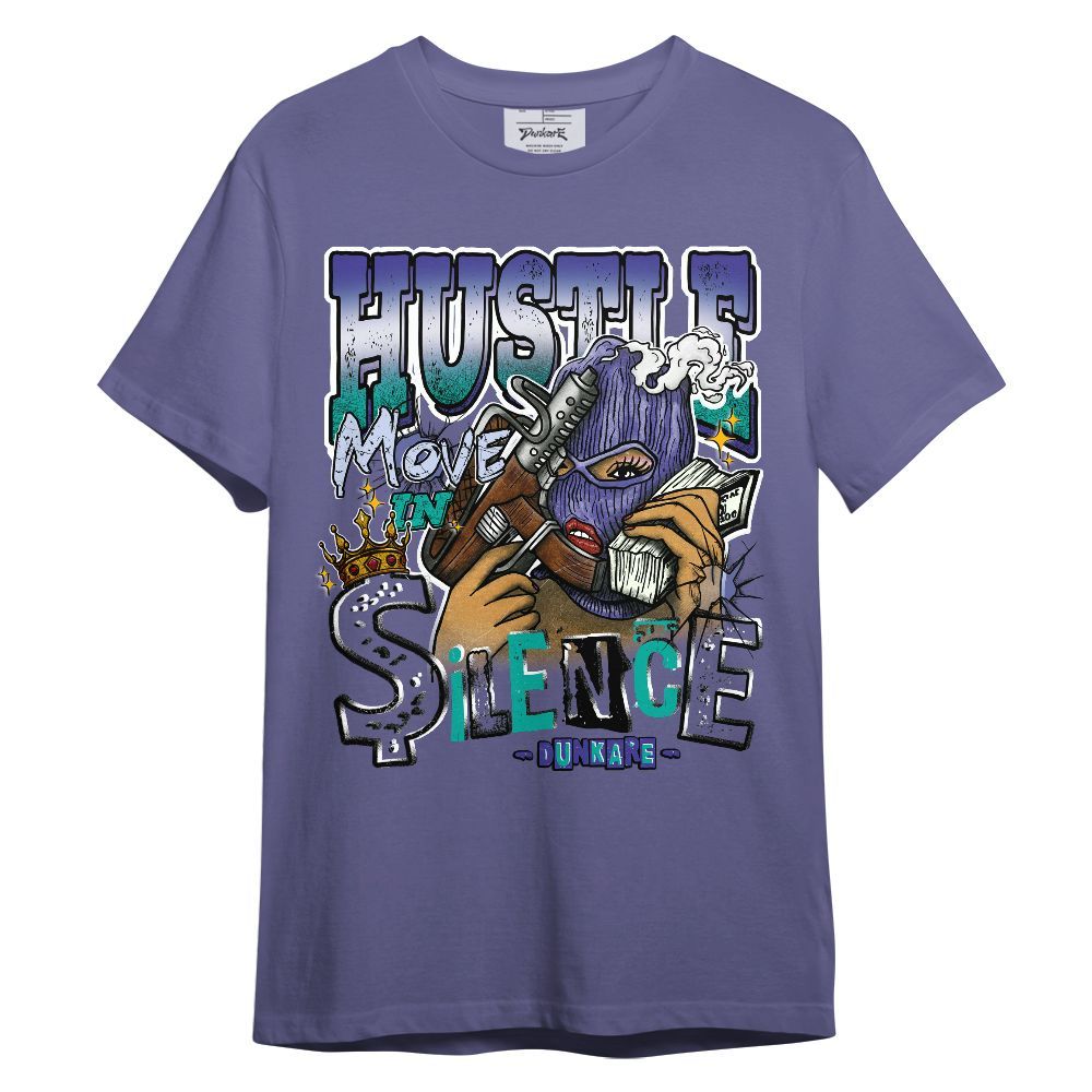 Shirt To Match Retro Grape 5s - Hustle Move In Silence Graphic