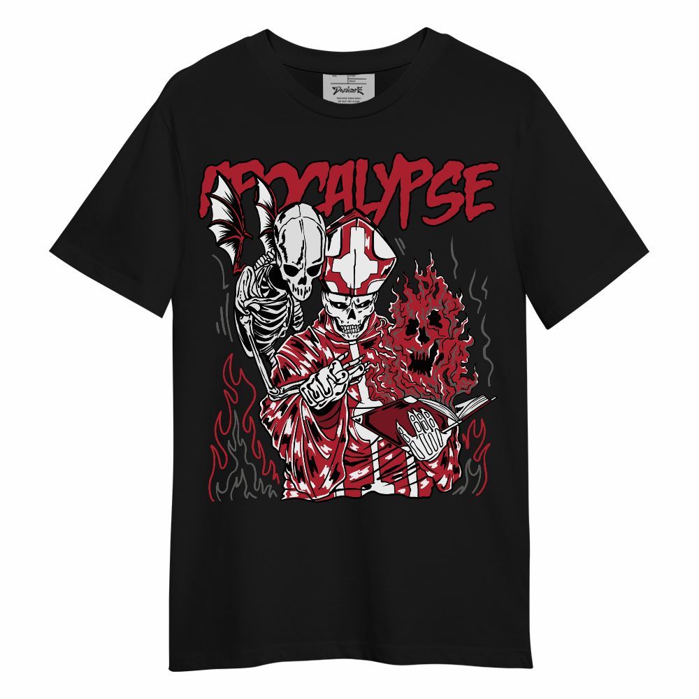 Shirt To Match Red Flint 13s - Apocalypse Skeleton Unisex Shirt