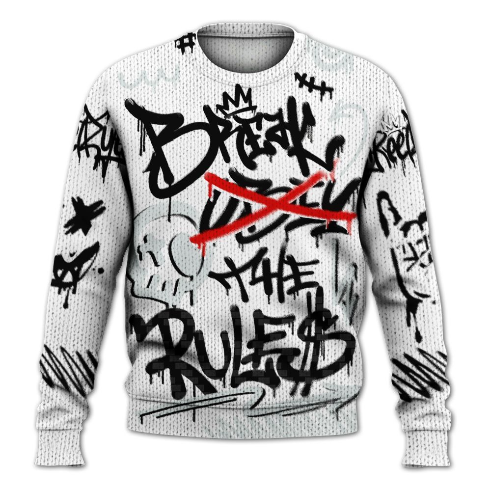 Knitted Sweater To Match Kobe 9 Elite Protro Halo - Break Rules Streetwear