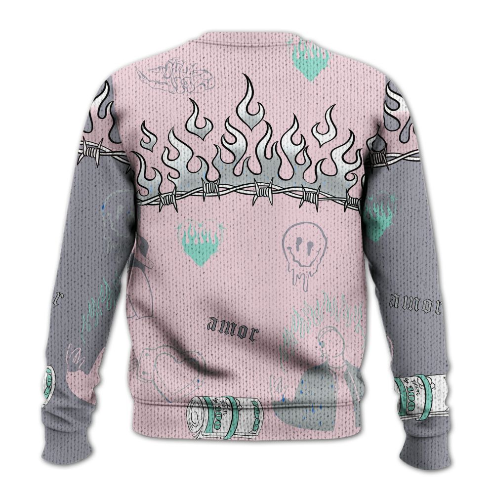 Knitted Sweater To Match Retro Easter 5s - Snake Trust No One