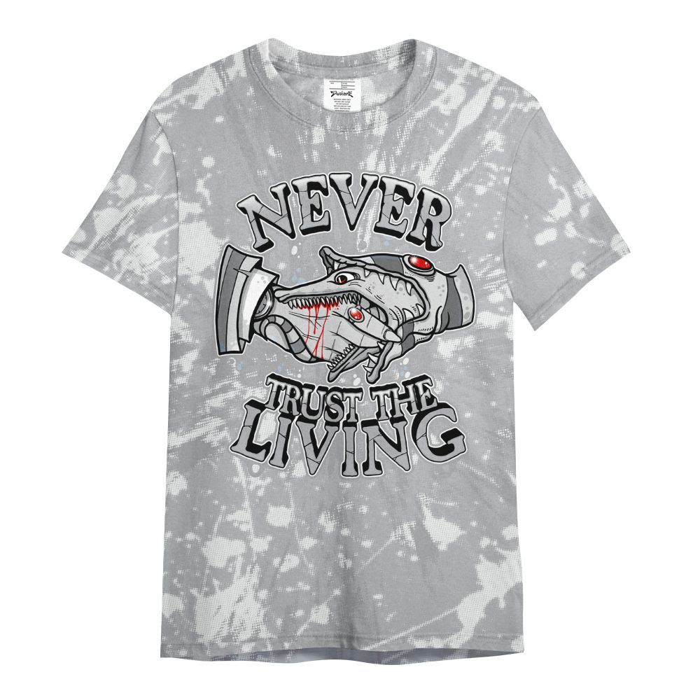 Shirt To Match Low OG Wolf Grey 1s - Never Trusting Living Graphic Halloween All Over Print