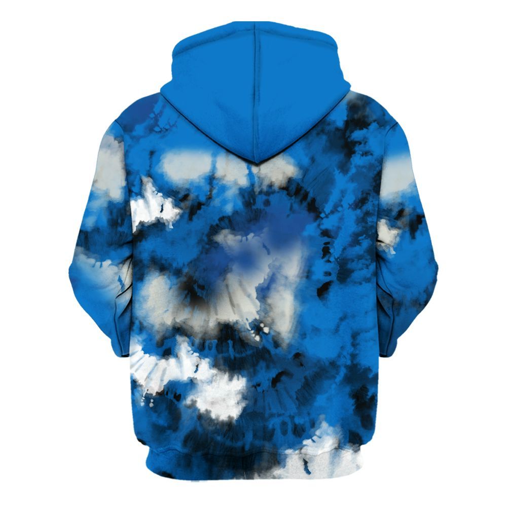 Hoodie To Match Blueberry 12s - SNEAKER Girl Money Drip Tie Dye All Over Print