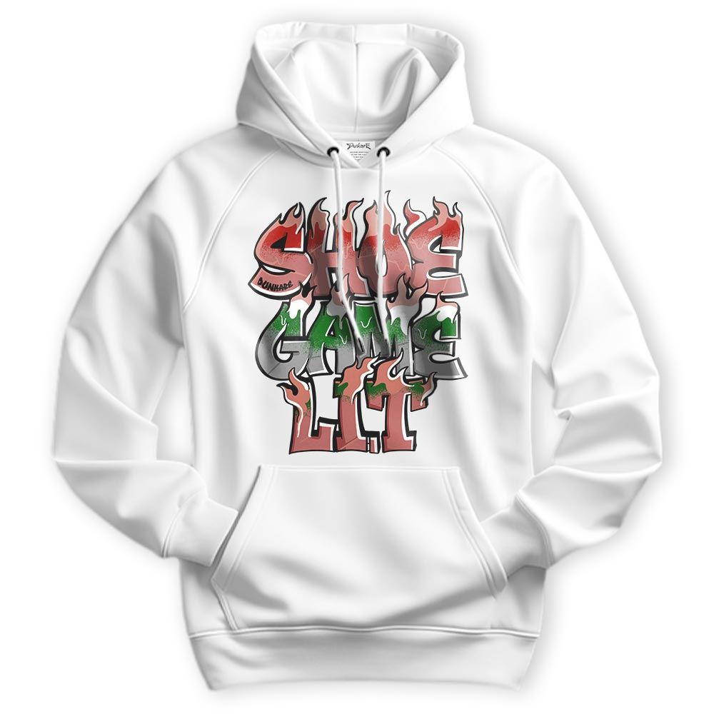 Sweatshirt To Match Dune Red 13s Hoodie - Shoe Game Lit Graphic Hoodie Unisex