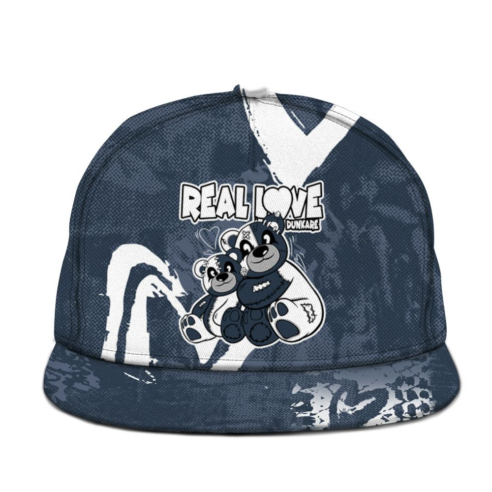 Snapback To Match Low Diffused Blue 11s - Sincere Fondness Bear Graphic