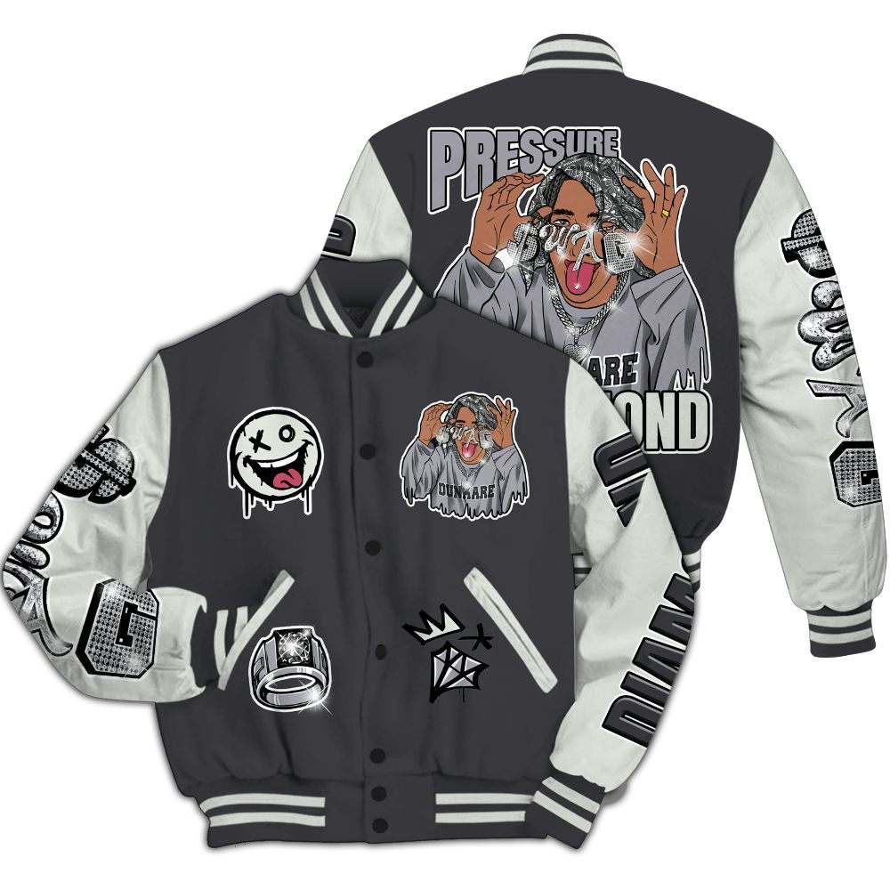 Varsity Jacket To Match Fear 4s - Pressures Makes Varsity Jacket To Match All Over Print