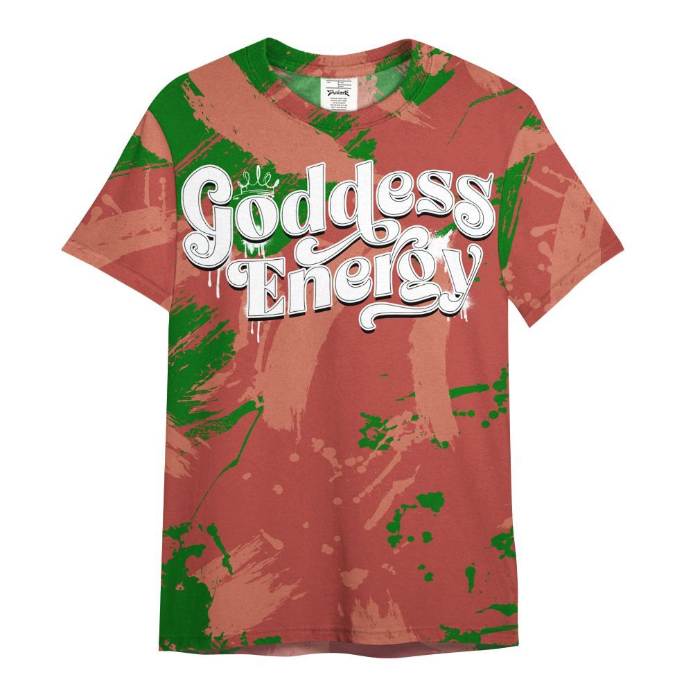 Shirt To Match Dune Red 13s - Goddess Energy Retro All Over Print