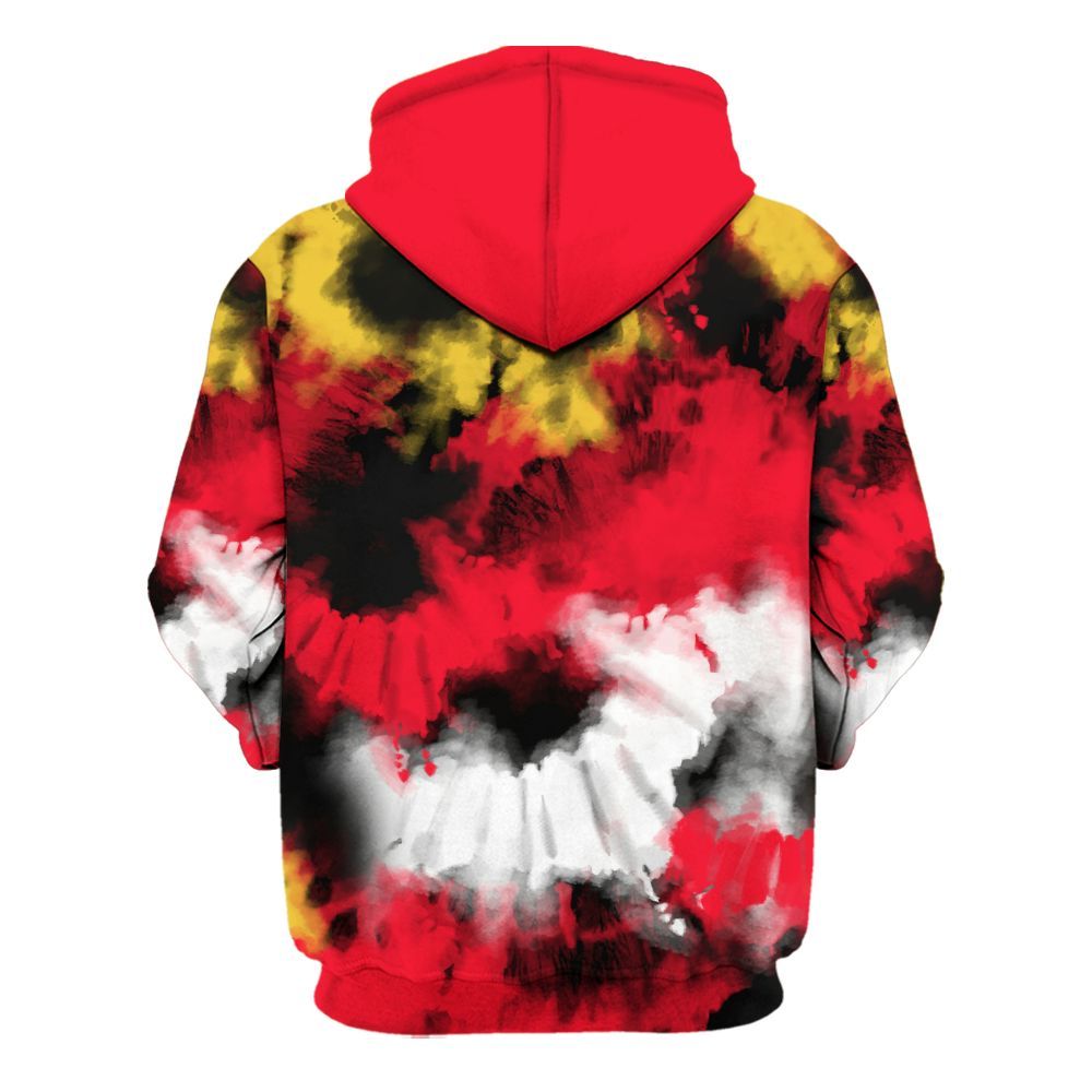 Hoodie To Match KD 18 Air Bakin - Tie Dye FK Around Find Out All Over Print