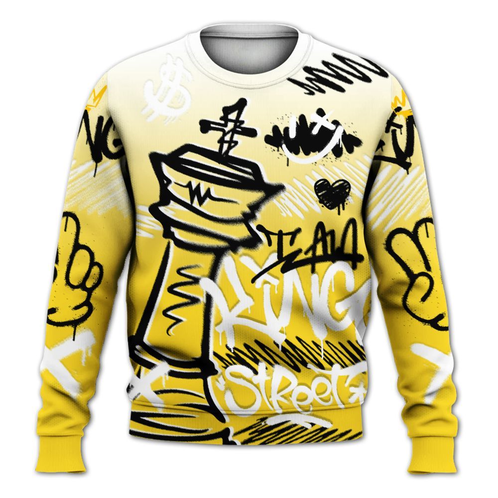 Sweatshirt To Match Retro Thunder 4s - Street King Chess Streetwear All Over Print