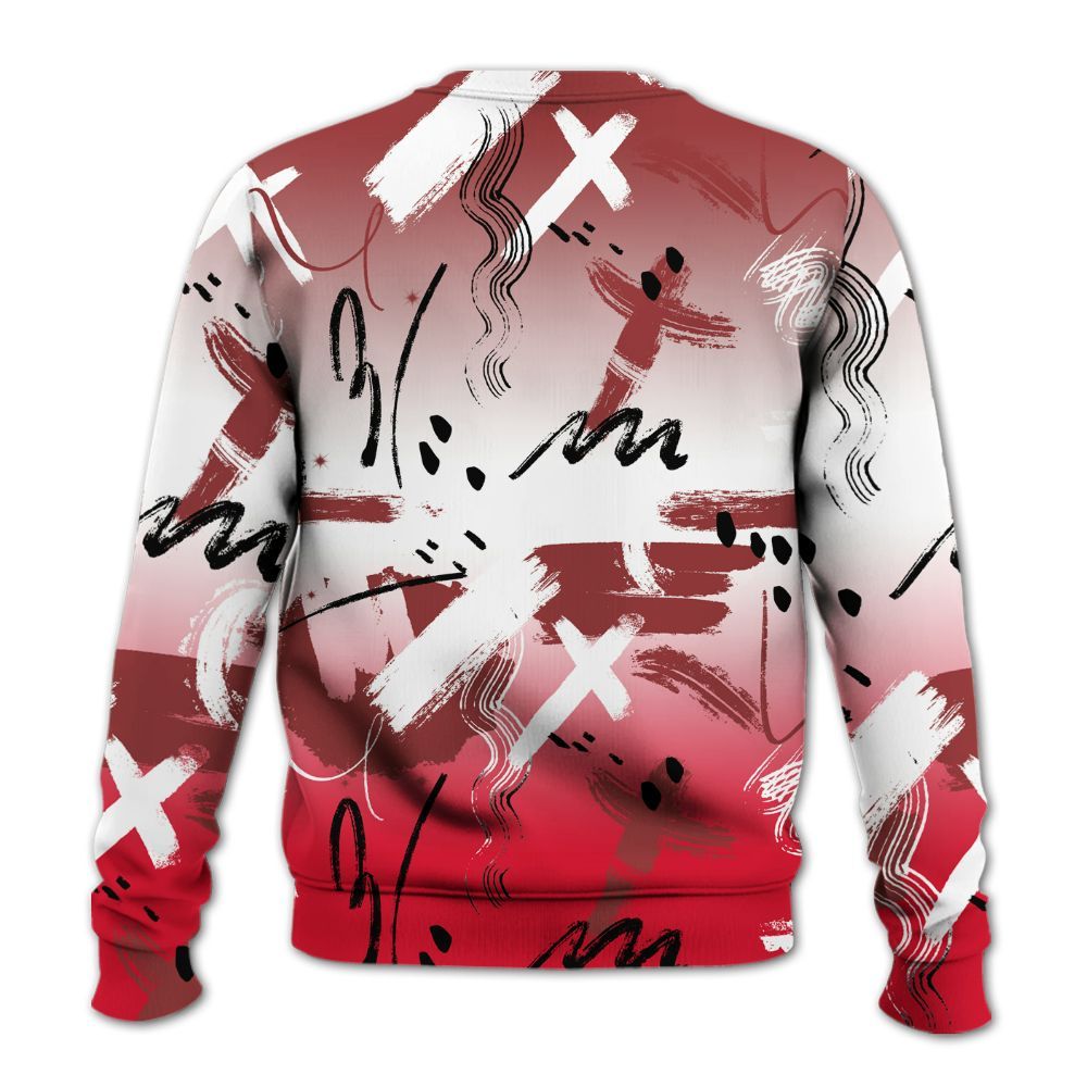 Sweatshirt To Match Air Max Sunder Gore Tex Fire Red - Money Hustle Grind Pray All Over Print