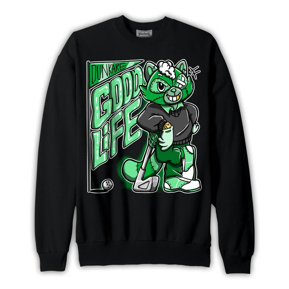 Sweatshirt To match Lucky Green 5s Sweatshirt - Good Life Raccoon Graphic