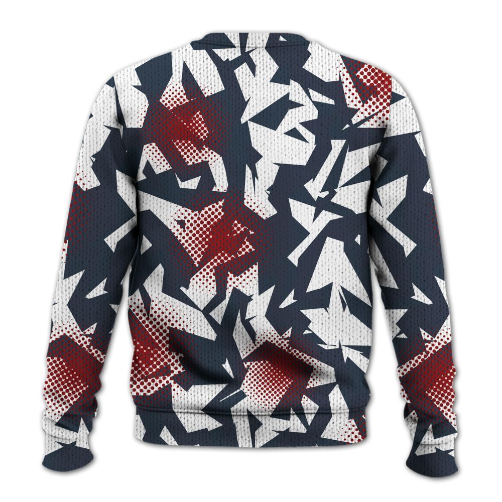 Knitted Sweater To Match Navy Blue 2024 6s - Having Money Isn't Everthing Retro