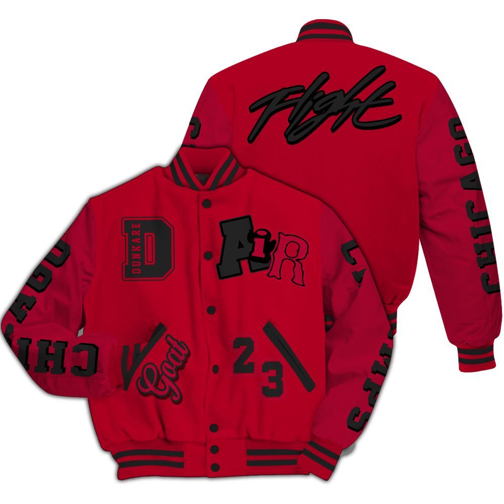 Varsity Jacket To Match Air Foamposite Pro Gym Red - AIR Number 23 GOAT All Over Print