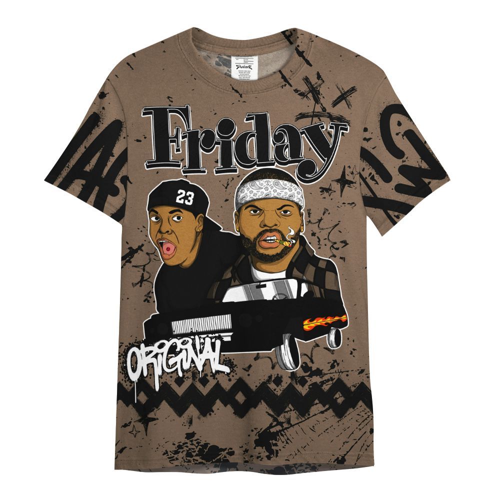 Shirt To Match Dark Mocha Jack - Friday Sneaker Crayon All Over Print