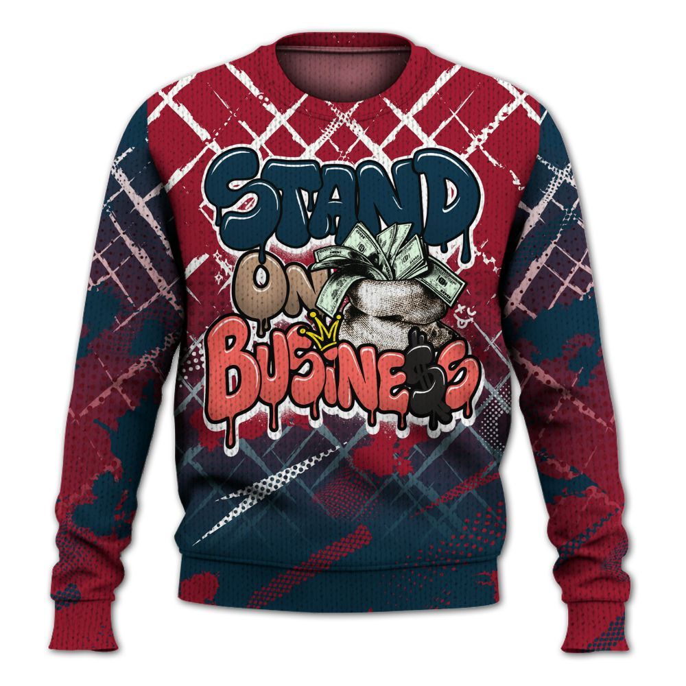 Knitted Sweater To Match Mid Multi Color 2022 1s - Halftone Stand Business Dripping