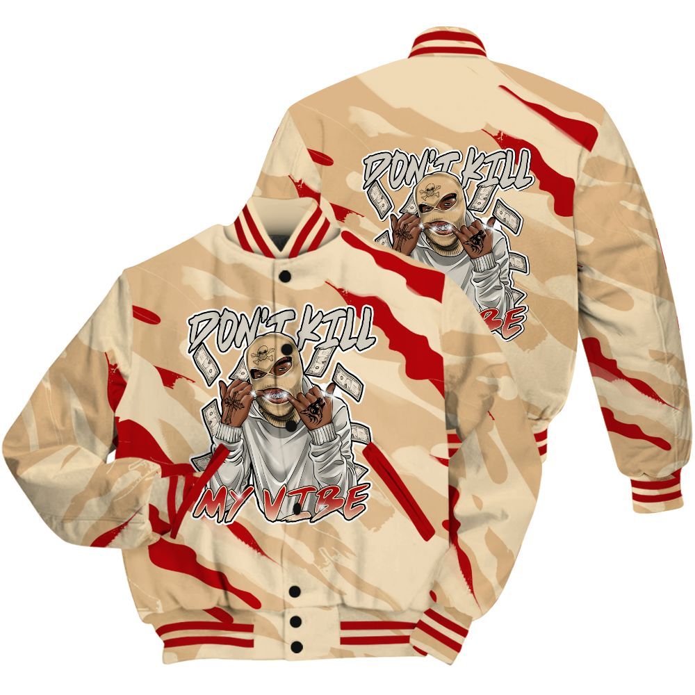 Varsity Jacket To Match Dunk Low Strawberry Waffle Shirt - Vibe.Unique Colored All Over Print