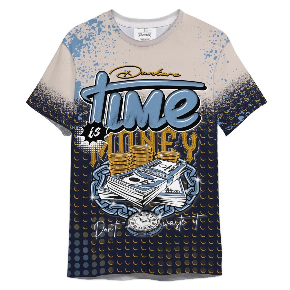 Shirt To Match High OG First In Flight 1s - Halftone Time Is Money Shirt Outfit 1405 HDT