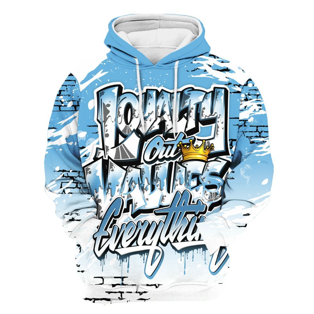 Hoodie To Match Melo 12s - Values Of Loyalty Drip All Over Print