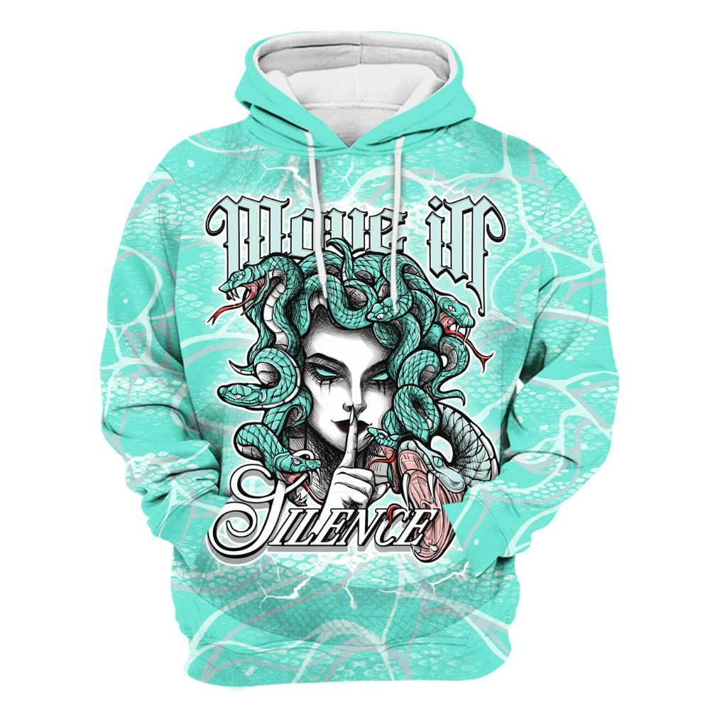 Hoodie To Match Retro Low Igloo 11s - Girl Move In Silence All Over Print