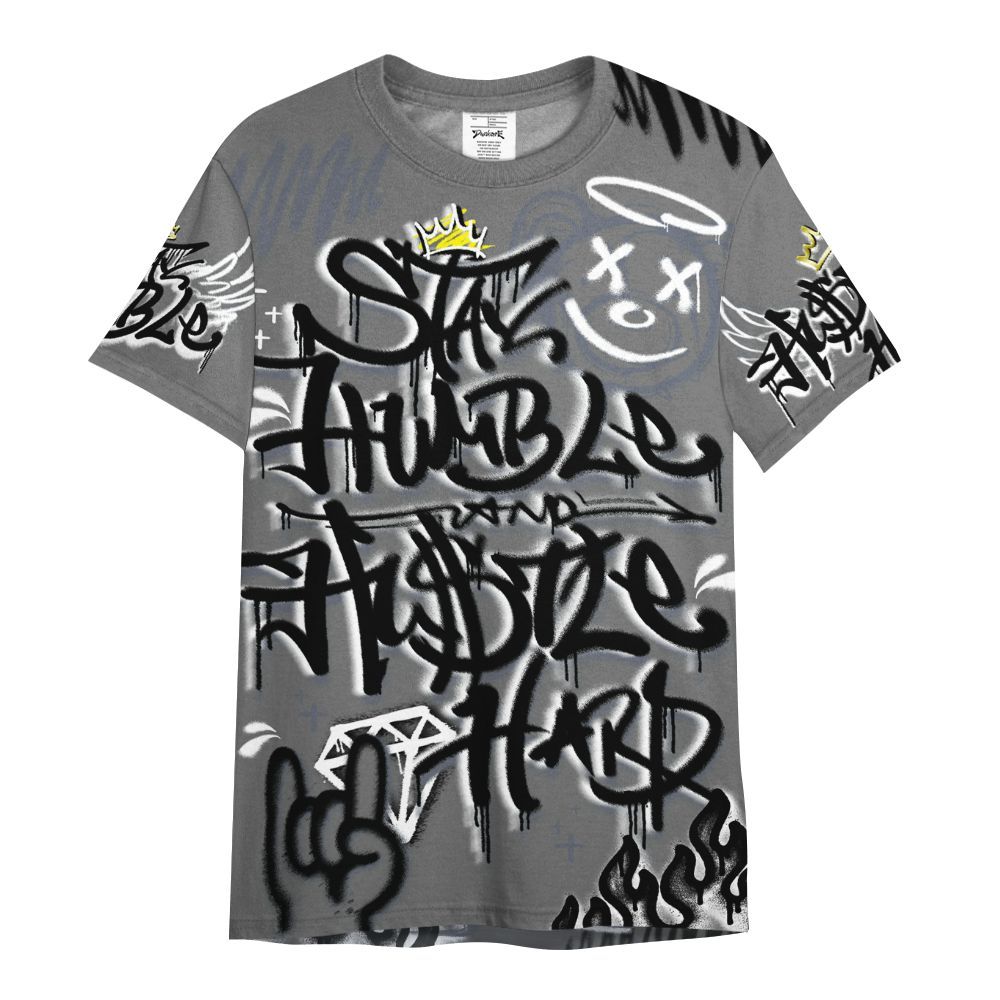 Shirt To Match Cool Grey 6s - Humble Drip Streetwear Graffity All Over Print